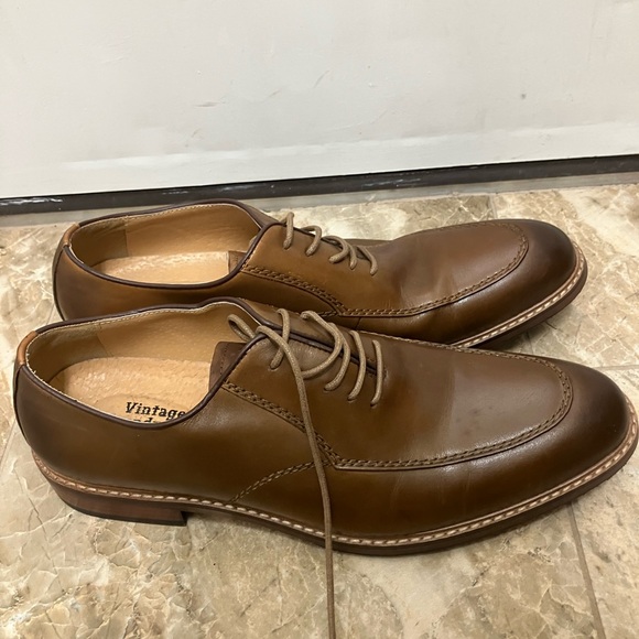 Vintage Foundry Co Other - Vintage Foundry Co. Men's Cole brown leather apron-toe lace-up oxford shoes